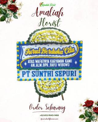 Papan Bunga Duka di Ngargosari